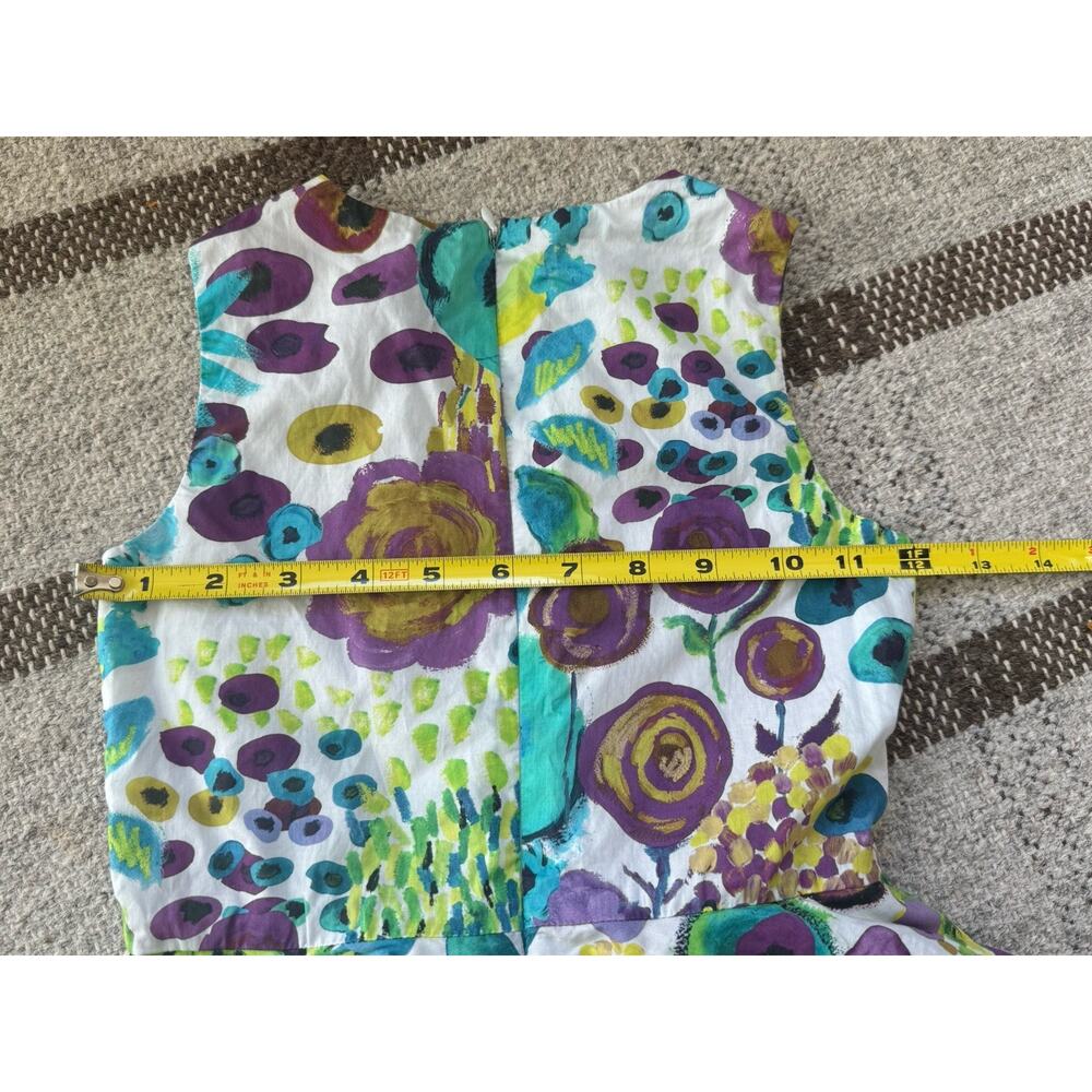 Alivia Simone Summer Bloom Tiered Dress Liberty Easter Girls 6 Purple Blue - Picture 9 of 10